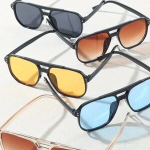 3 Random Unisex Stylish Sunglasses Bundle